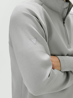 Colorblock Stripe Raglan Quarter Zip