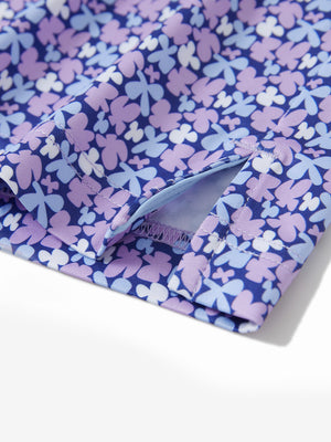 Youth Print Stretch Lightweight Polo Shirts