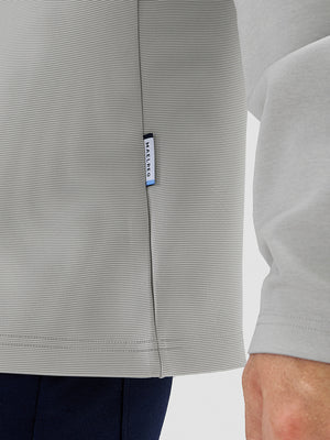 Colorblock Stripe Raglan Quarter Zip