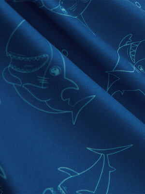 Youth Print Stretch Lightweight Polo Shirts