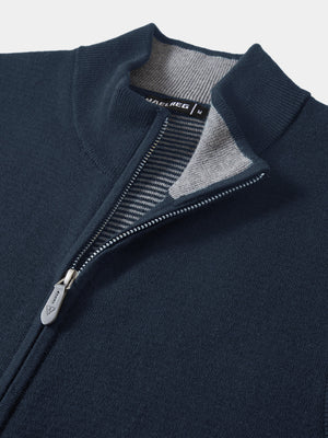 Luxury Wool Blend Warm Full Zip Vests