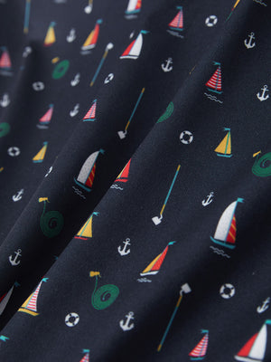 Youth Print Stretch Lightweight Polo Shirts