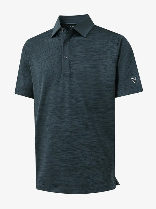 3D render showcasing the deep jungle green heathered knit