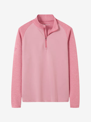 Colorblock Stripe Raglan Quarter Zip