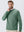 Heather Brushed Rib Knit Crewneck Sweatshirt