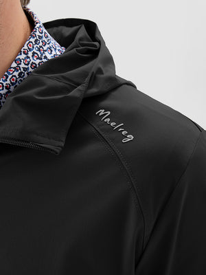 Nylon Blend Water Resistant Windbreaker Jacket