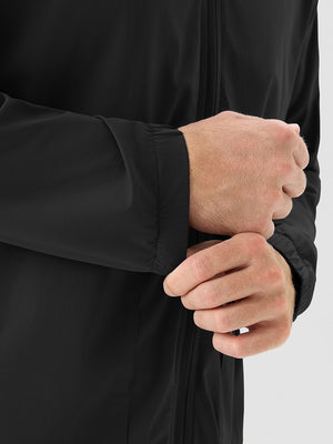 Nylon Blend Water Resistant Windbreaker Jacket