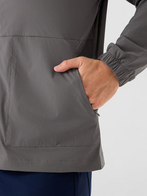 Nylon Blend Water Resistant Windbreaker Jacket