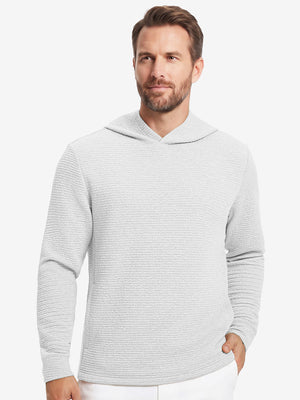 Texture Heather Cozy Hoodies Pullover