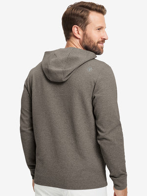 Texture Solid Hoodies Pullover