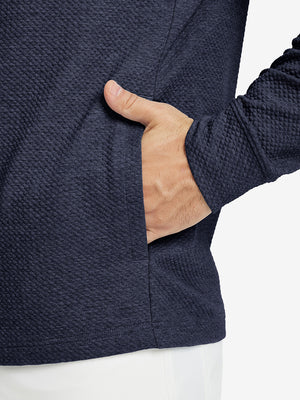 Texture Solid Hoodies Pullover