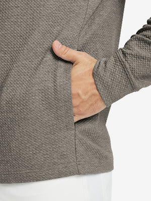 Texture Solid Hoodies Pullover