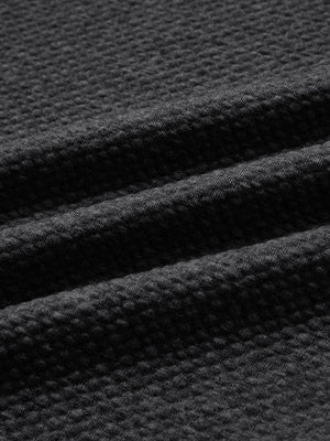 Texture Solid Hoodies Pullover