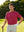 Non-Curl Ribbed Collar Striped Polo Shirts
